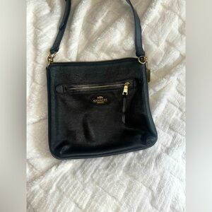 Coach Black Leather cross/shoulder bag
